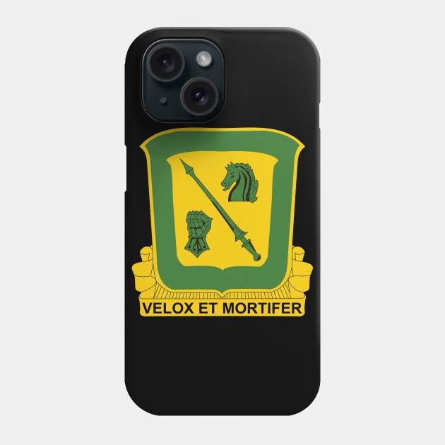 18th Cavalry Regiment wo Txt Phone Case by twix123844