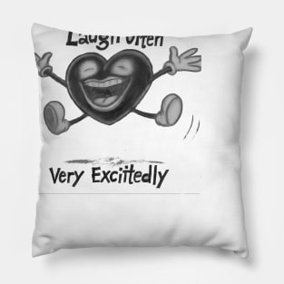 Love Often Laugh Often Pillow