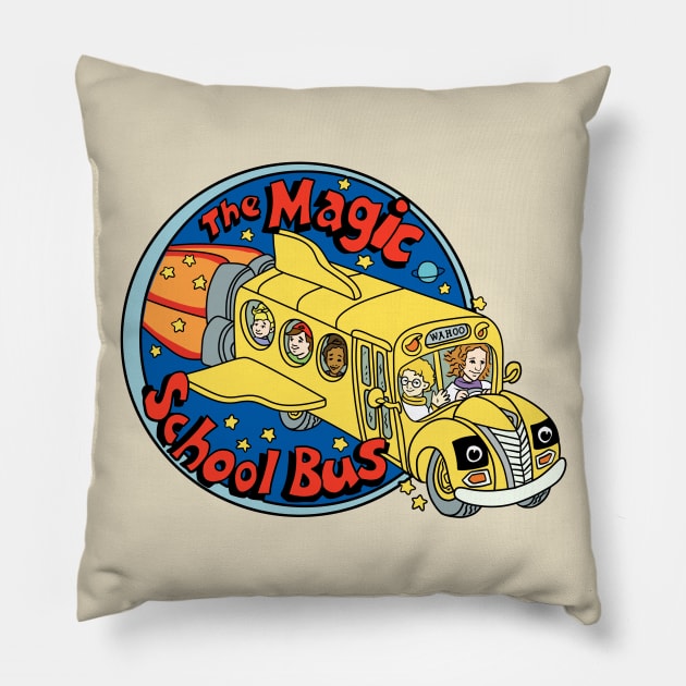 The magic School Bus Pillow by OniSide