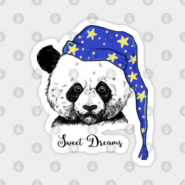 Sweet Dreams Panda Magnet by Mako Design 