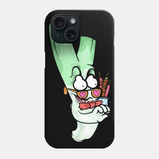 Dope come and cut a leek illustration Phone Case