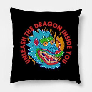 year of the dragon Pillow