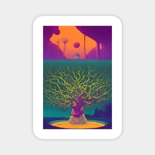 Cosmic Tree Dreamscape Magnet