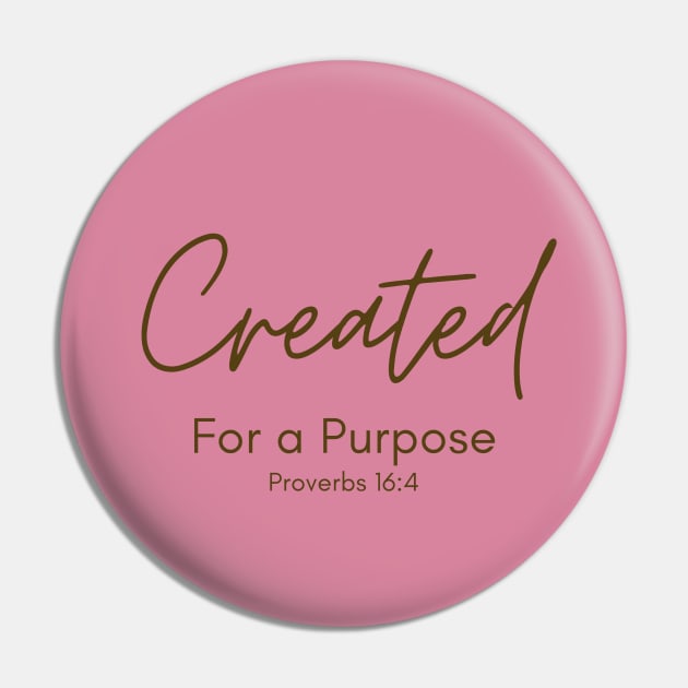 Created for a Purpose - Purple Pin by dkid