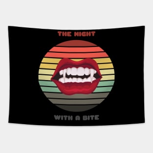 Sunset Fangs / Night With a Bite Tapestry
