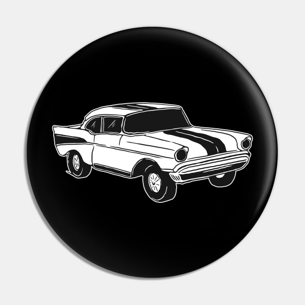 Vintage Car Cartoon Pin by Merchsides