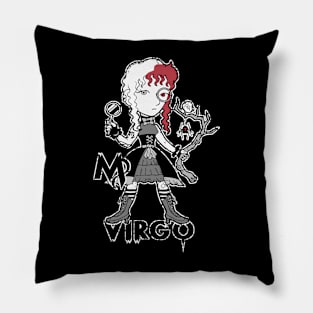 Creepy Cute Zodiac - Virgo 1.0 Pillow