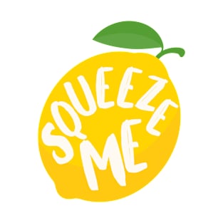 Lemon yellow squeeze me bright design T-Shirt