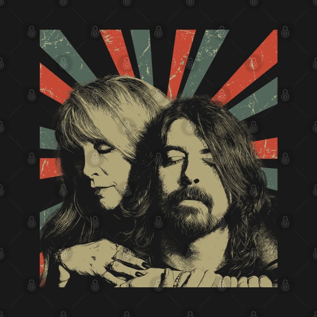 Stevie Nicks || Vintage Art Design || Dave Grohl by Setipixel