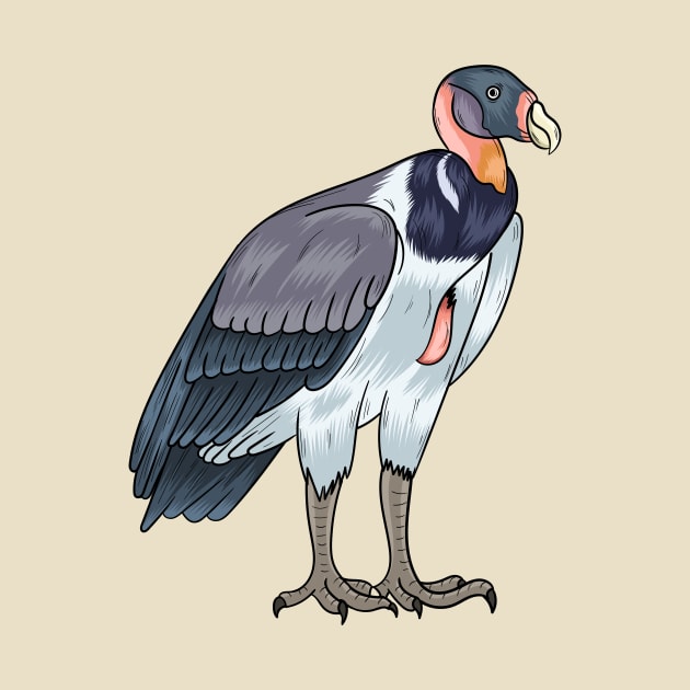 King vulture bird cartoon illustration by Cartoons of fun