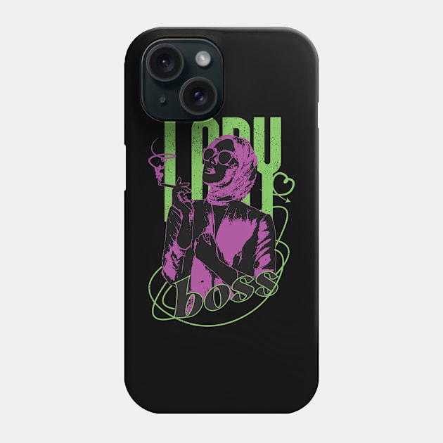 Boss Lady Vinatge Retro Themed Gift Phone Case by GrafiqueDynasty