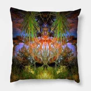 A Face in the Forest Pillow