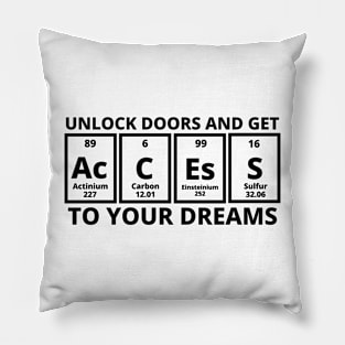 Unlock Doors And Get Access To Your Dreams Pillow