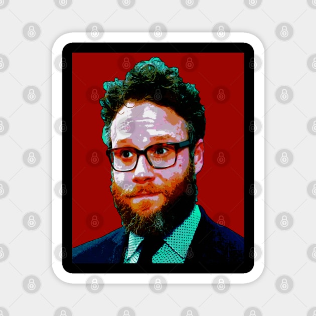 seth rogen Magnet by oryan80