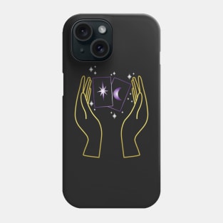 Magic hands with tarot cards Phone Case