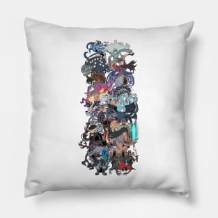 BLOODBORNE ALL BOSSES RUBBERHOSE Pillow