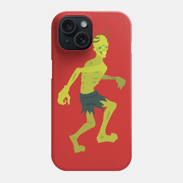Halloween Hesitant Zombie Phone Case by holidaystore