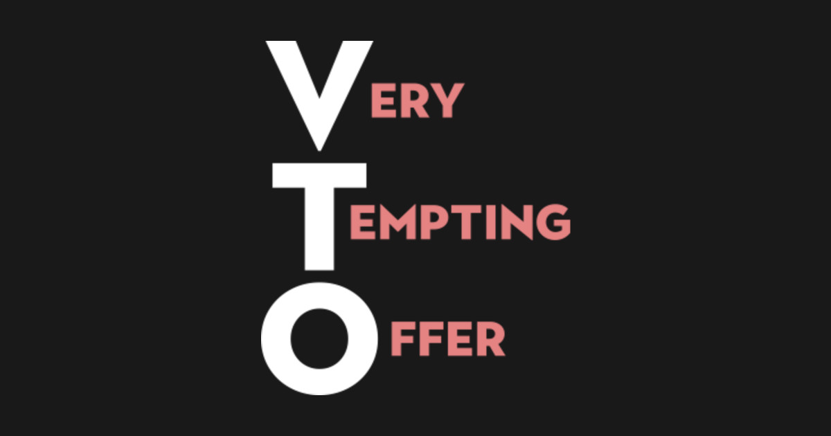 VTO Very Tempting Offer Copyright Swagazon Worker Leave Voluntary