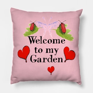 Moms welcome to my Garden Pillow