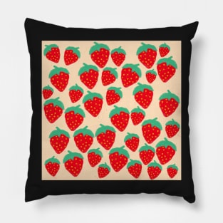 Strawberries Pillow