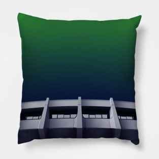 I want to believe - brutalism and UFOs Pillow