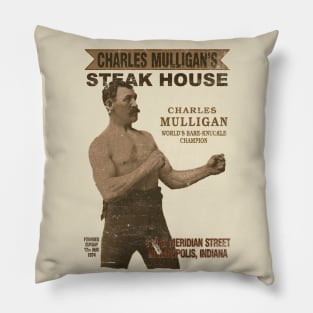 Parks and Recreation Charles Mulligan's Steakhouse Pillow