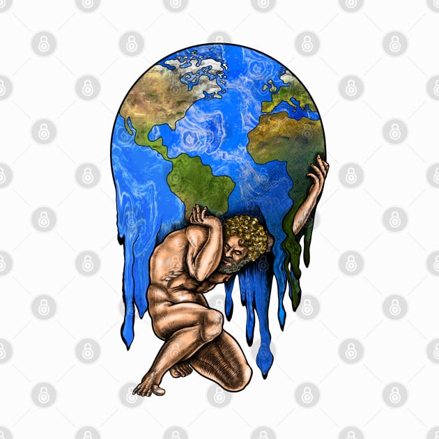 Atlas Greek mythology by Artardishop