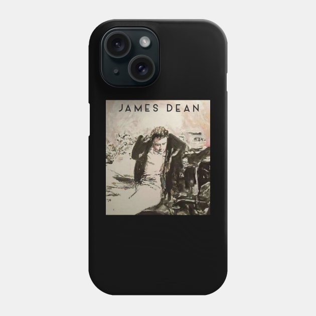 James Dean Phone Case by Mike Nesloney Art