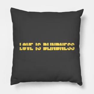 Love is Blindness,mustard Pillow