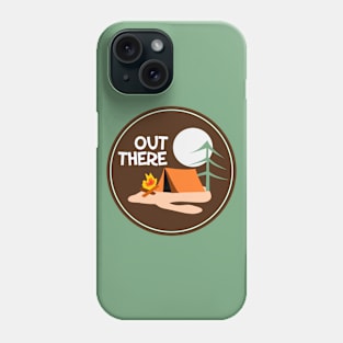 Out There Camping Graphic Phone Case