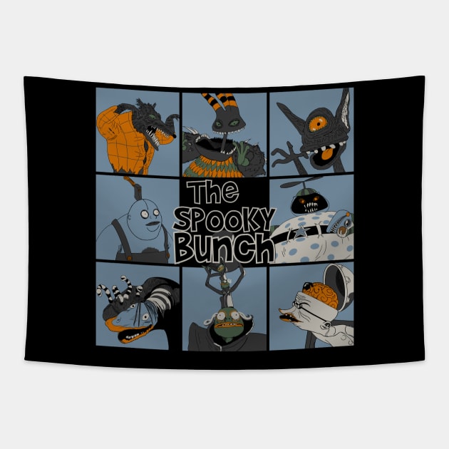 The Spooky Bunch Tapestry by seamustheskunk