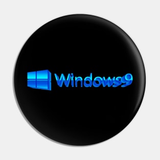 Windows 9 Logo 3D Pin