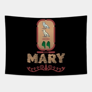 MARY-American names in hieroglyphic letters,  a Khartouch Tapestry