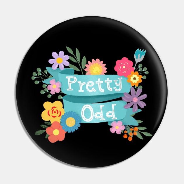 Pretty Odd Banner With Flowers Pin by LittleBunnySunshine