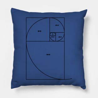 Fibonacci Spiral Pillow