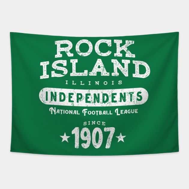 Rock Island Independents Tapestry by MindsparkCreative