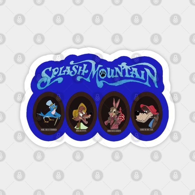 Splash Mountain Magnet by Polynesian Vibes