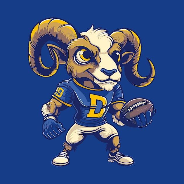 Bighorns Rams American Football by Wintrly