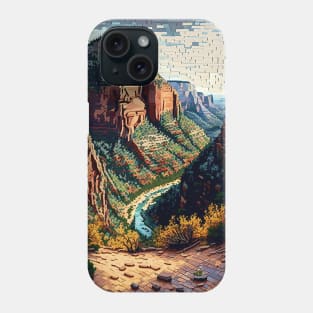 Mosaic Zion National Park Square | Angel's Landing | Utah Phone Case