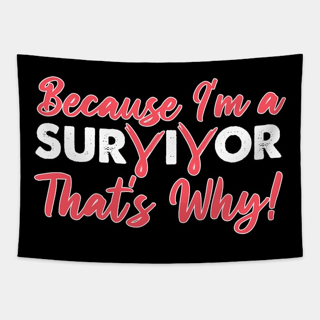 I survived cancer Tapestry by TheBestHumorApparel