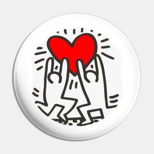 Love And Dance People Pin