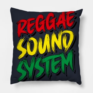 Reggae Sound System - Jamaica - Rasta Pillow