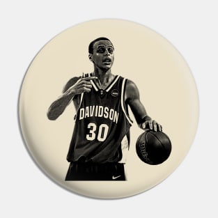 Steph Curry Davidson Pin