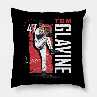 Tom Glavine Atlanta Vintage Pillow