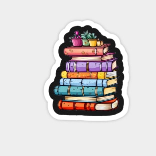 Pile of Books Magnet