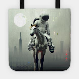 Astronaut and Horse Tote