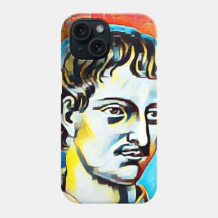 Giordano Bruno Abstract Portrait | Giordano Bruno Artwork 3 Phone Case