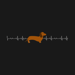 dachshund heartbeat T-Shirt