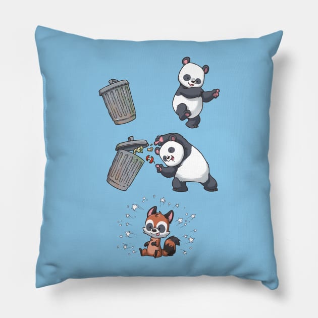 Trash Panda Fusion Pillow by Dooomcat