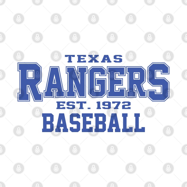 Rangers Texas Baseball by Cemploex_Art